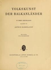 Tapa de Volkskunst der Balkanländer in ihren grundlagen