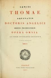 Tapa de Sancti Thomae Aquinatis Doctoris Angelici ordinis praedicatorum Opera omnia