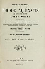 Tapa de Doctoris angelici divi Thomae Aquinatis ... opera omnia