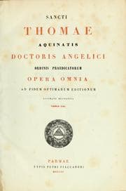 Tapa de Sancti Thomae Aquinatis Doctoris Angelici ordinis praedicatorum Opera omnia