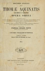 Tapa de Doctoris angelici divi Thomae Aquinatis ... opera omnia