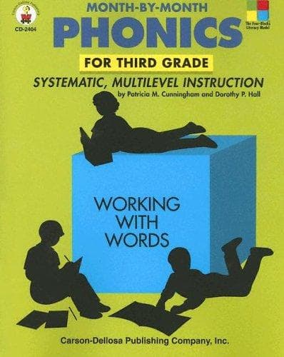 Tapa de Month-by-Month Phonics for Third Grade