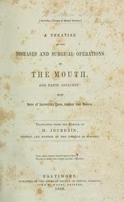 Tapa de A treatise on the surgical operations of the mouth, and parts adjacent