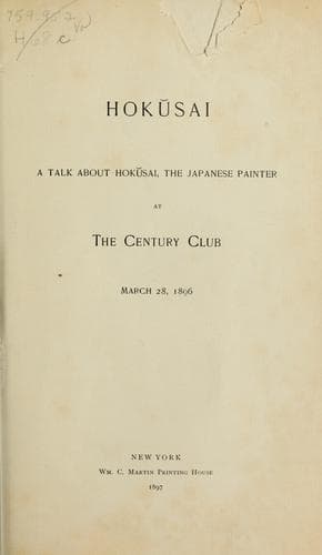 Tapa de Hokusai