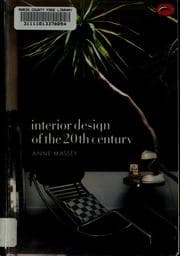 Tapa de Interior design of the 20th century