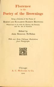Tapa de Florence in the poetry of the Brownings