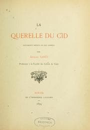 Tapa de La querelle du Cid