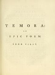 Tapa de Temora, an ancient epic poem, in eight books
