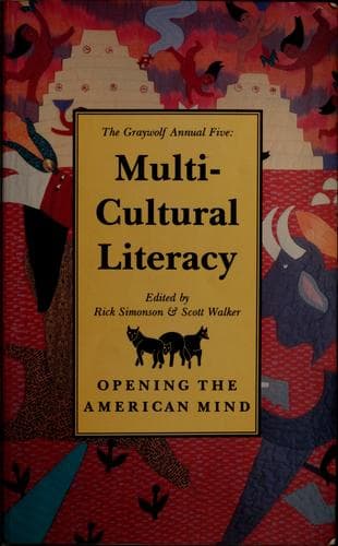 Tapa de Multi-cultural literacy