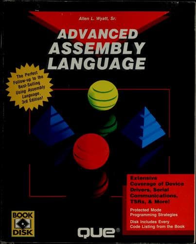 Tapa de Advanced assembly language