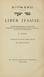 Tapa de Liber Jesaiae