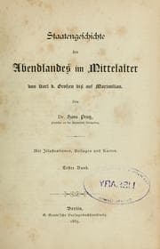 Tapa de Staatengeschichte des Abendlandes im Mittelalter
