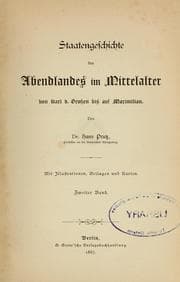 Tapa de Staatengeschichte des Abendlandes im Mittelalter