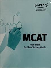 Tapa de MCAT high-yield problem solving guide
