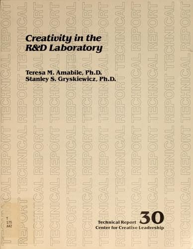Tapa de Creativity in the R&D laboratory