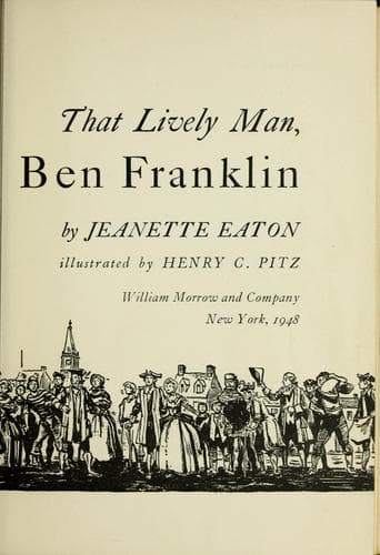 Tapa de That lively man, Ben Franklin