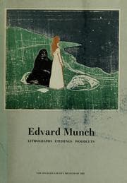 Tapa de Edvard Munch: lithographs, etchings, woodcuts