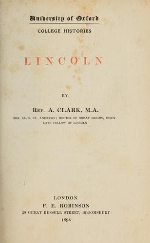 Tapa de Lincoln