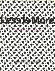 Tapa de Less is more
