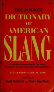 Tapa de The Pocket dictionary of American slang