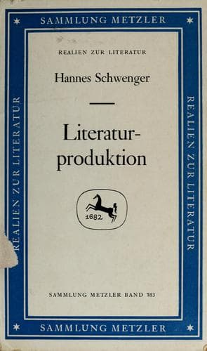 Tapa de Literaturproduktion