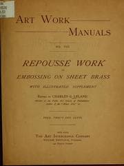 Tapa de Repoussé work or embossing on sheet brass
