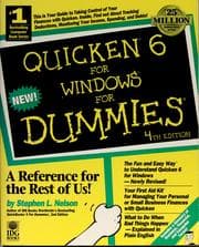Tapa de Quicken 6 for Windows for dummies