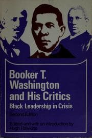 Tapa de Booker T. Washington and his critics