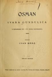 Tapa de Osman Ivana Gundulića s pjevanjima XIV. i XV. Ivana Mažuranića