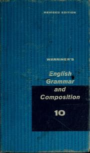 Tapa de English grammar and composition