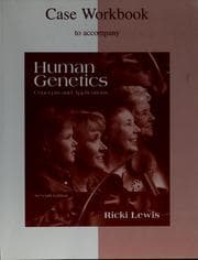 Tapa de Case workbook to accompany Human genetics