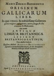 Tapa de Originum Gallicarum liber ...