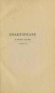 Tapa de The Works of William Shakespeare in Sixteen Volumes. Volume Ten (Romeo and Juliet / Timon of Athens / Titus Andronicus)
