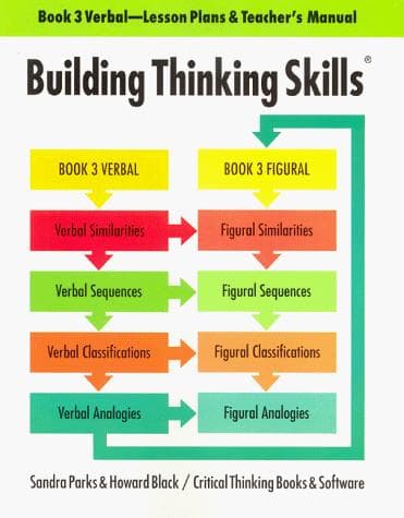 Tapa de Building Thinking Skills Level 3 Verbal - Instruction/Answer Guide