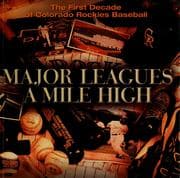 Tapa de Major leagues a mile high