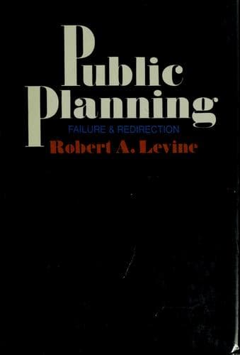 Tapa de Public planning: failure and redirection