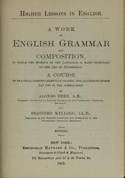 Tapa de A work on English grammar and composition