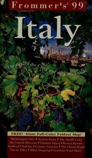 Tapa de Frommer's 99 Italy