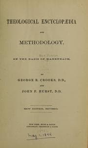 Tapa de Theological encyclopædia and methodology