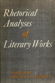 Tapa de Rhetorical analyses of literary works
