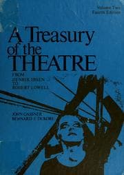 Tapa de A treasury of the theatre
