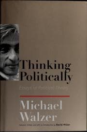 Tapa de Thinking politically