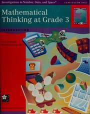 Tapa de Mathematical thinking at grade 3