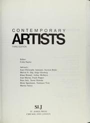 Tapa de Contemporary artists