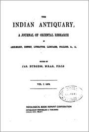 Tapa de The Indian Antiquary