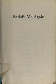 Tapa de Satisfy me again