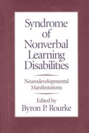 Tapa de Syndrome of Nonverbal Learning Disabilities