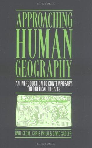 Tapa de Approaching human geography