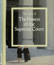 Tapa de The story of the powers of the Supreme Court