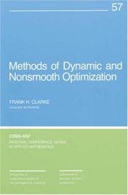 Tapa de Methods of dynamic and nonsmooth optimization